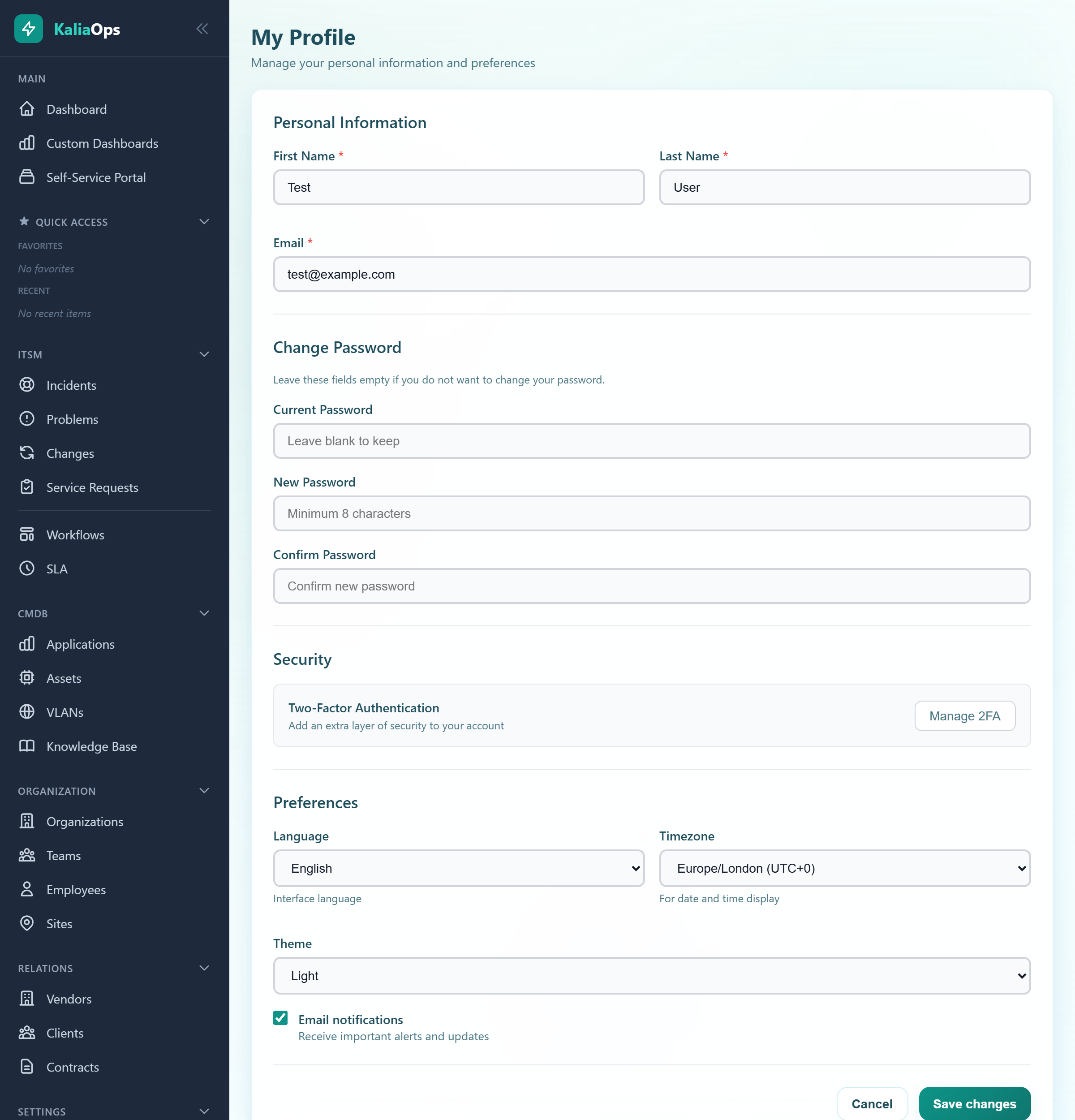 Profile Customization